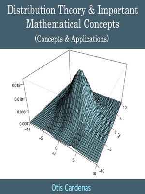 cover image of Distribution Theory and Important Mathematical Concepts